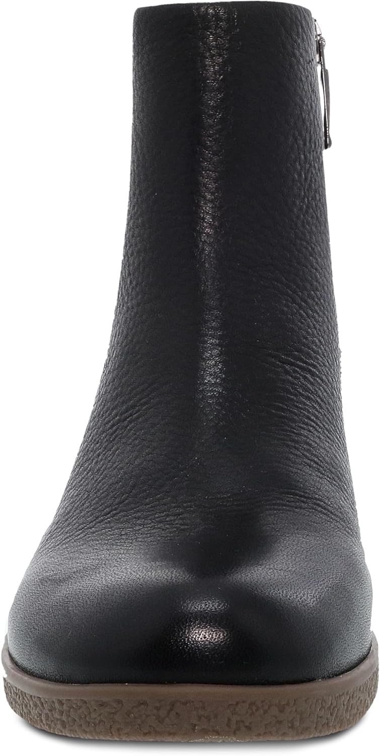 Dansko Daisie Chelsea Boot for Women - Waterproof Leather and Construction with Rubber Outsole and Leather Stacked Heel for Long-Lasting Style in Any Weather