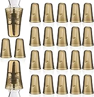 Vista 8 de Chengu 36 Piezas Cubiertas para Botellas de Licor Cubiertas de Boquilla Vertedora Tapones Superiores para Botellas Dispensador Universal de Vertido