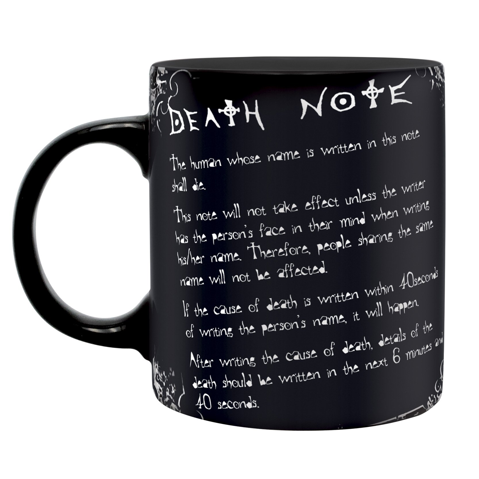 ABYSTYLE - Death Note - Mug - 320 ml - L & Rules