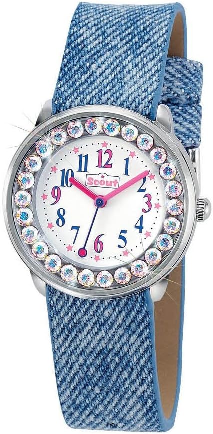 Scout 280381008 Girls’ Watch Analogue Quartz Faux Leather
