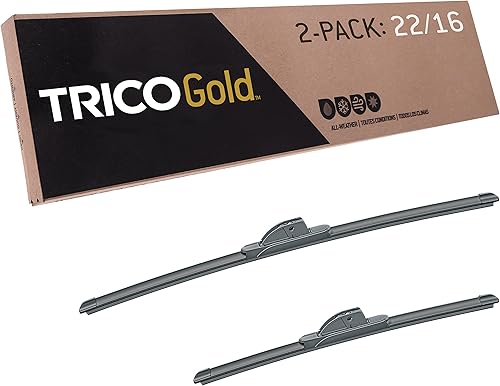 Miniatura 48 de TRICO Diamond 20" + 18" Limpiaparabrisas de repuesto premium para automóvil (juego de 2), limpiaparabrisas de haz para todas las estaciones para