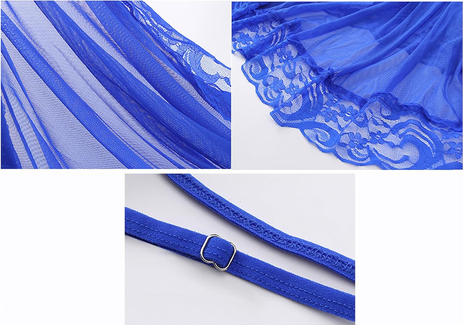 طقم ملابس نوم نسائي من الدانتيل، فستان نوم مثير، لانجري مثير، ... - view 5