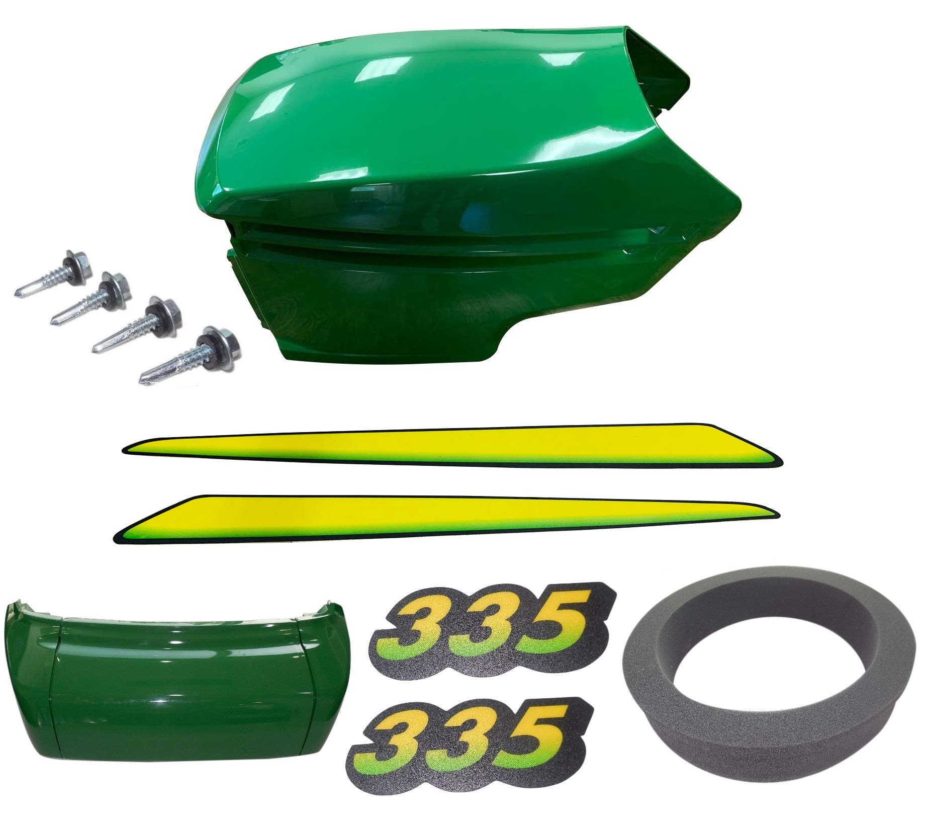 Amazon.com: New Upper & Lower Hood/Bumper/Foam Isolator/LH&RH 