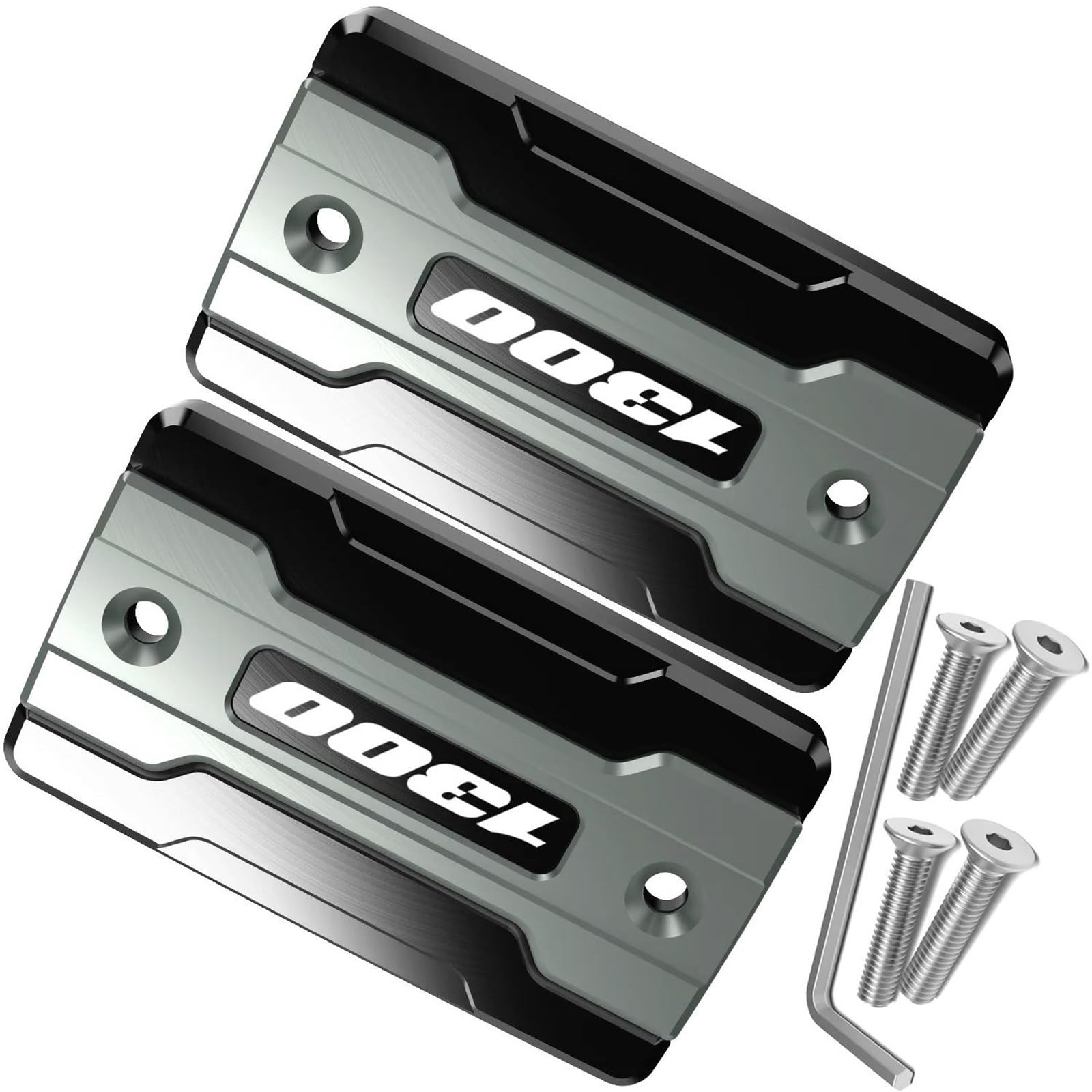 Coperchio del serbatoio Accessori Moto Tappo Di Copertura Del Serbatoio Liquido Dei Freni Anteriore Per SUZUKI Per HAYABUSA GSX1300R GSX 1300R GSXR1300 1999-2020 2018 2019(Grey)