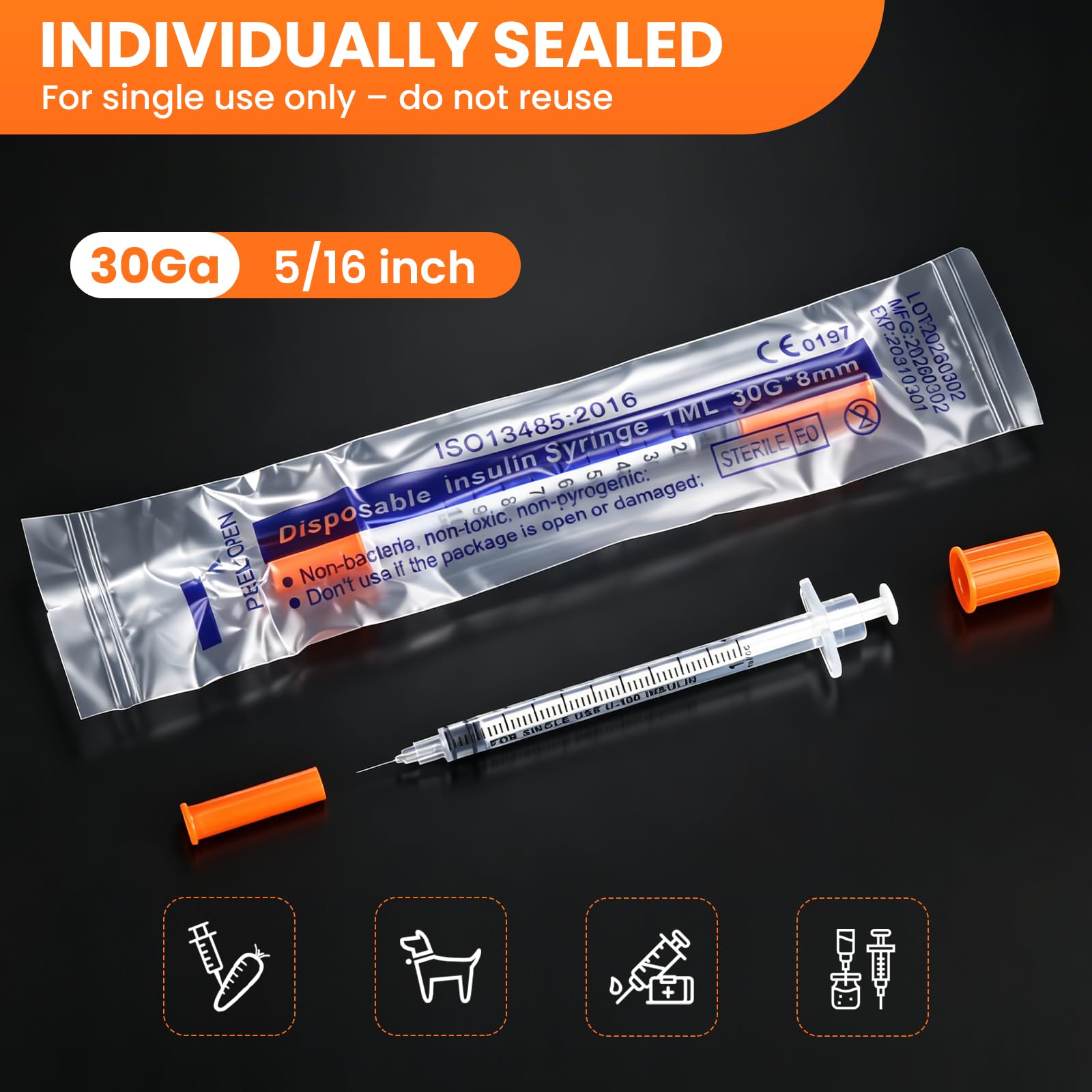 100pcs 1ml 30g 5/16 in Lab Supplies, Dispensing Liquids — Amazon image 4