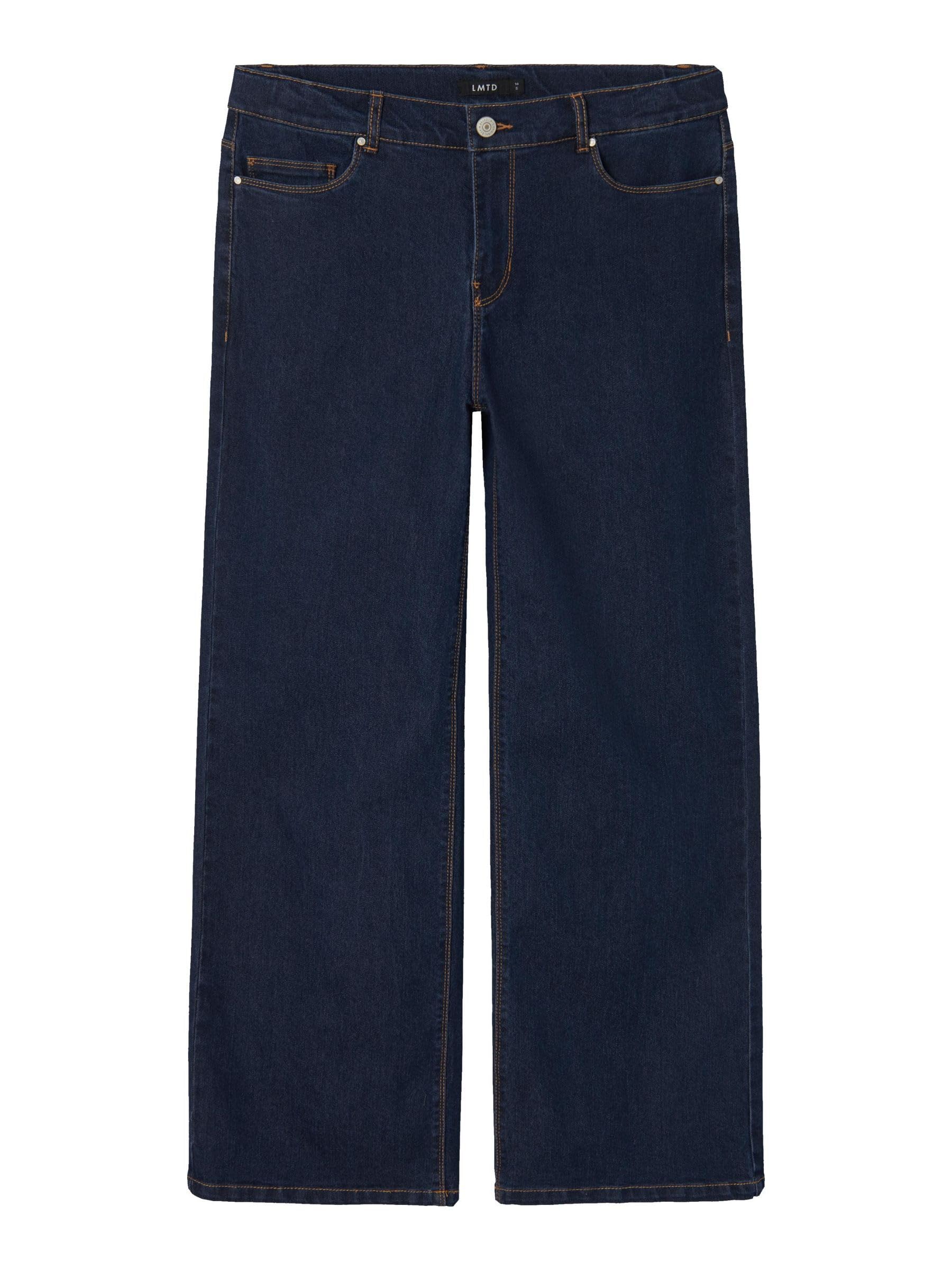 NAME IT Nlftulrichia Dnm Lw Wide Pant - spodnie jeansowe Dziewczynki