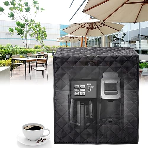 Miniatura 5 de SHANGSKY Funda para cafetera Keurig K Duo y máquina de café doble, cubierta impermeable universal para electrodomésticos de cocina, cubierta