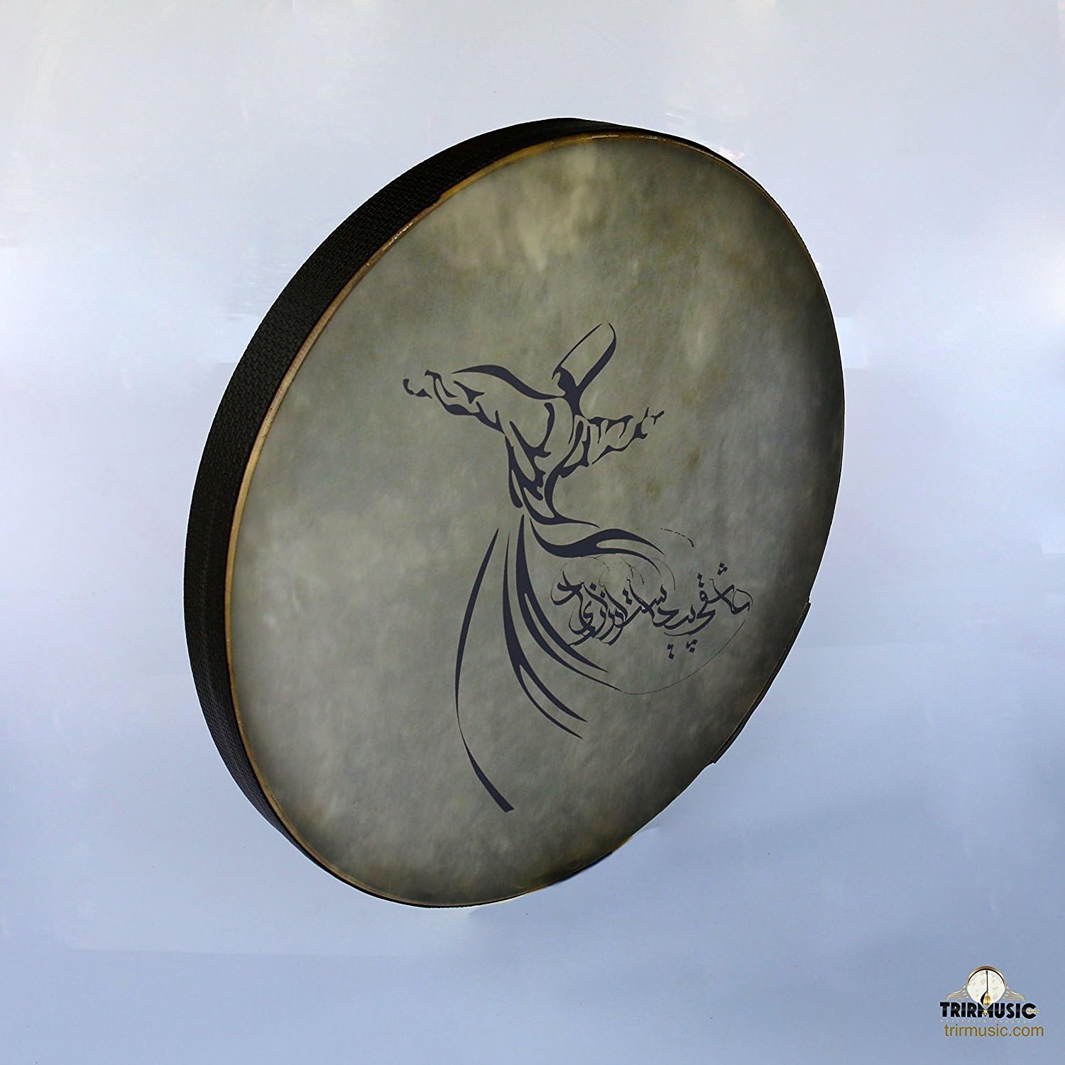 Persian Painting DAF, Deff, Def, Erbane, Bendir with Soft Case