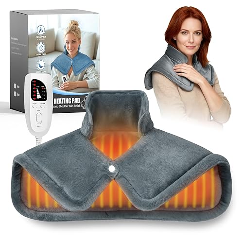 Weighted Heating Pad for Neck & Shoulders - 6 Heat