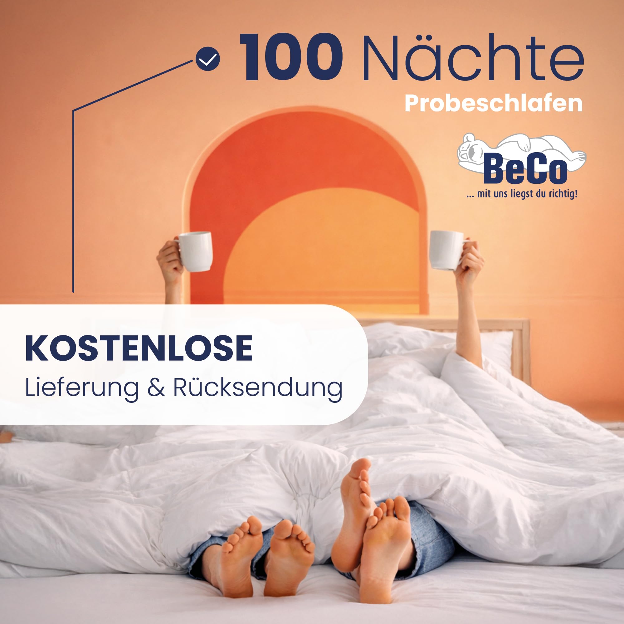 BeCo Luxus E-Move elektrischer Lattenrost 120x200 cm - Kopf- & Fußteil elektrisch verstellbar - 7-Zonen - 28 Federholzleisten - montiert - TÜV geprüft - Made in Germany