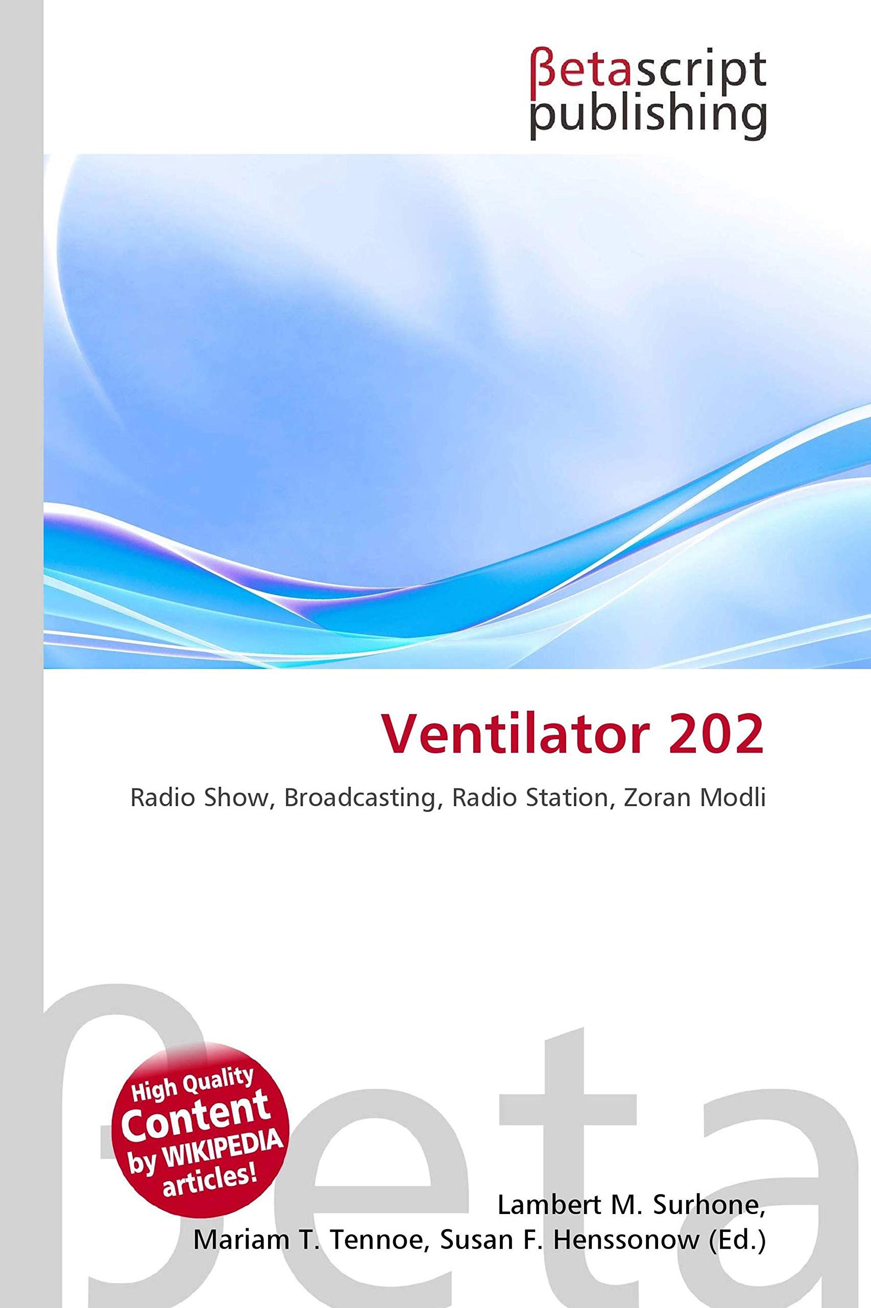Ventilator 202 radio show broadcasting pour émission de radio station
