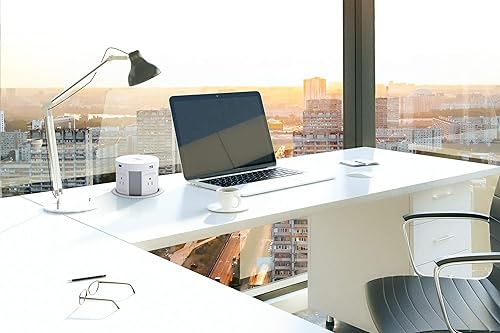 Miniatura 2 de Toma de corriente desplegable para encimera, toma empotrada oculta, toma de corriente con cargador inalámbrico, estación de carga USB, 4 enchufes