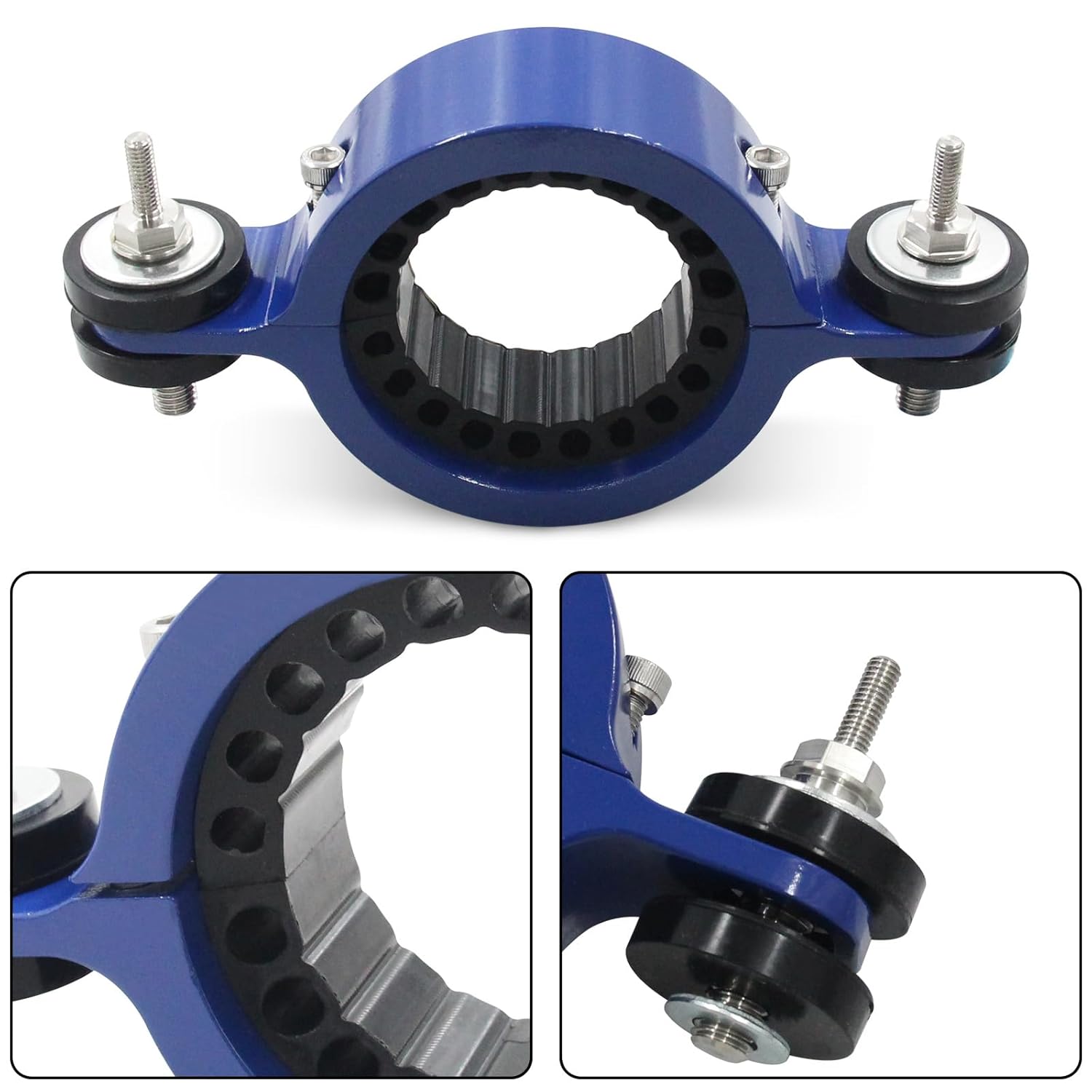 Upgrade CHR03A0 Driveshaft Center Support Bearing Carrier Compatible with Dodge WD Durango, Jeep WK2 Grand Cherokee (2011+) Replace# 52853646AE 52853646AC (Blue)