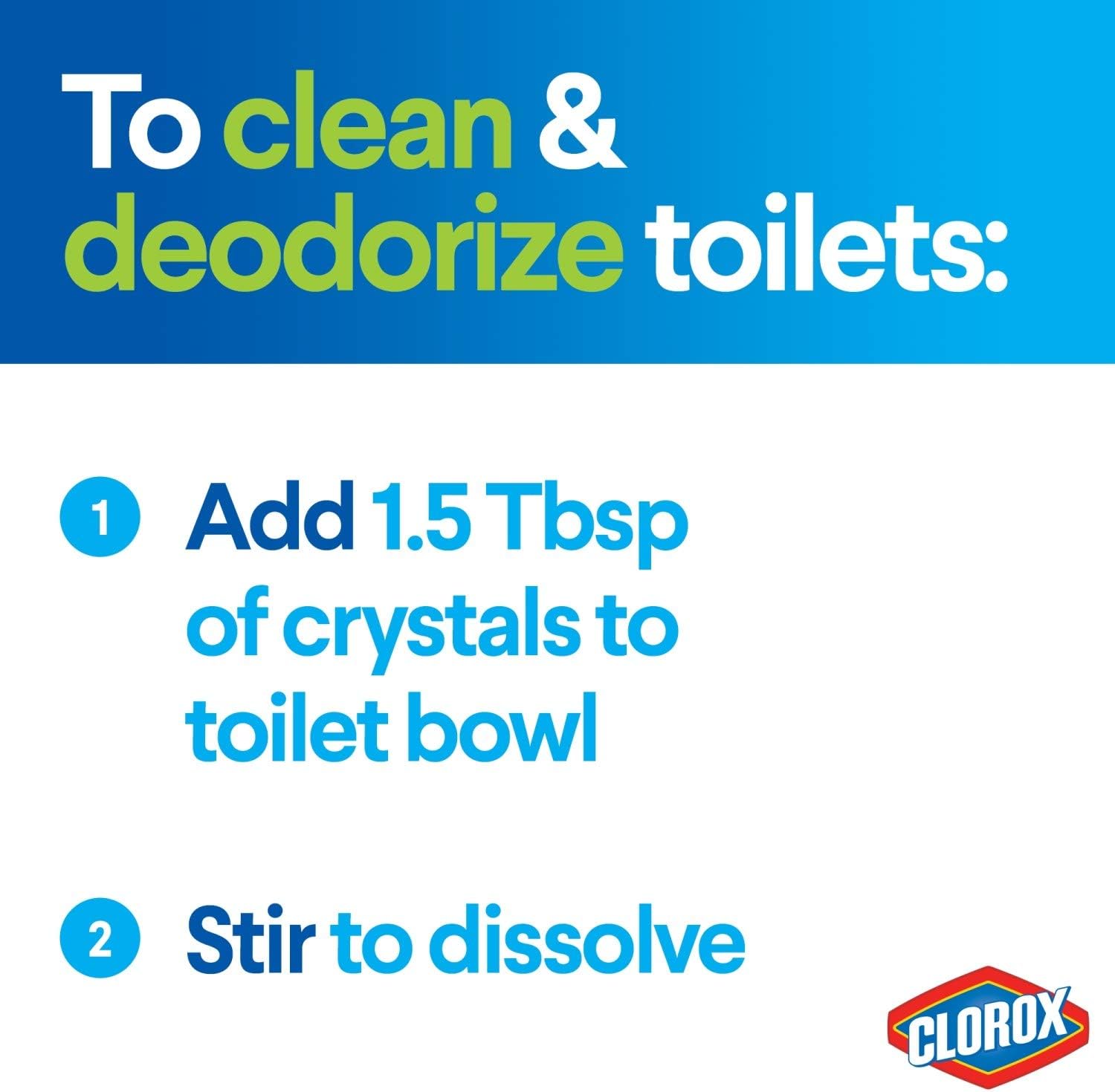 Clorox Zero Splash Bleach Crystals, Regular Scent, 24 Ounces (Package May Vary)