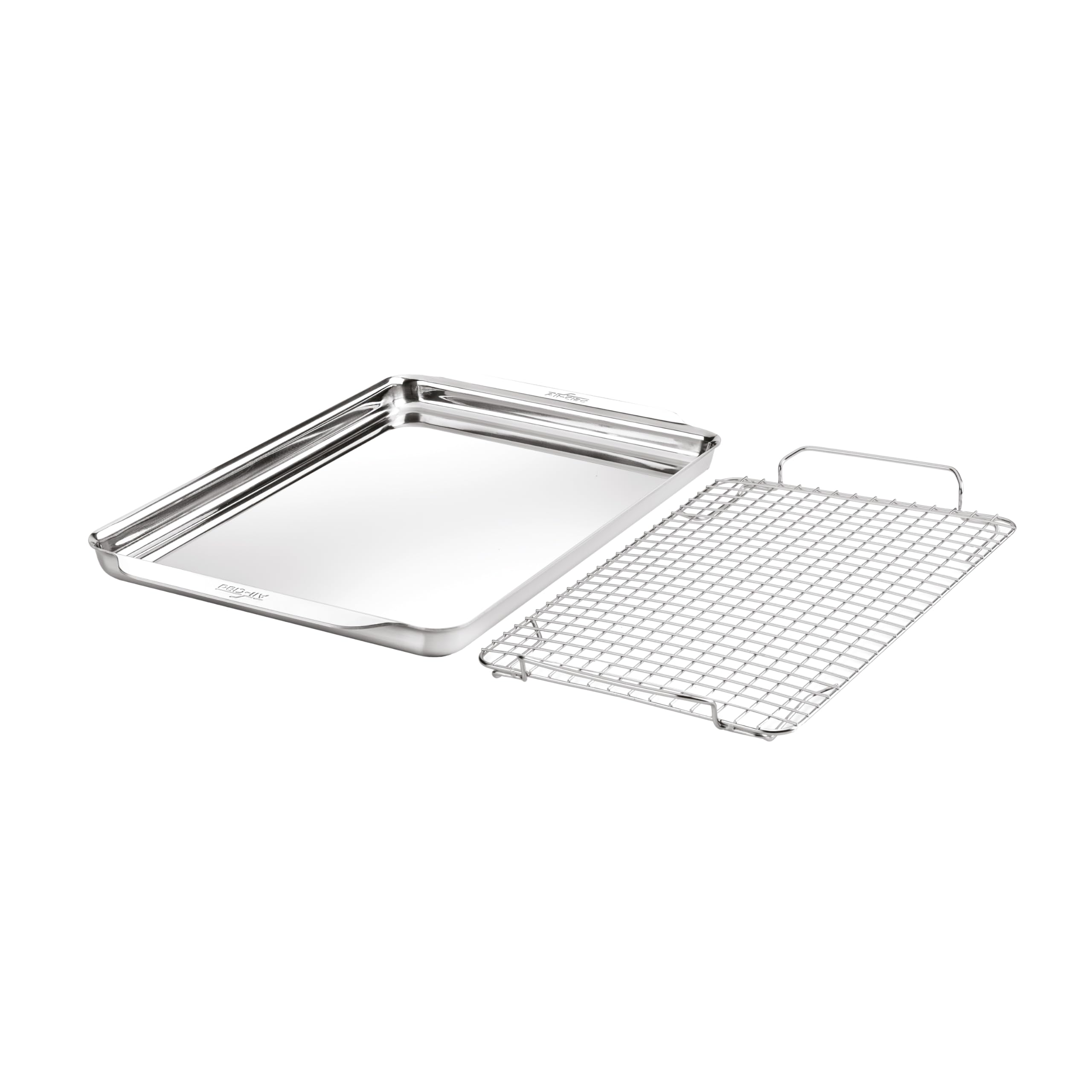 All-Clad Stainless Steel Half-Sheet Pan with Cooling Rack