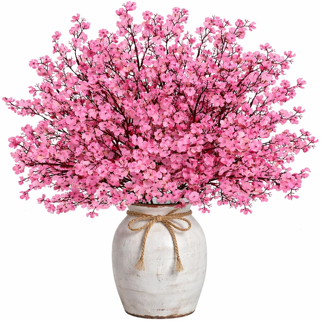 Artificial Baby’s Breath Flowers for Decoration (6, Pink) Artificial Baby’s Breath Flowers for Decoration (6, Pink)
