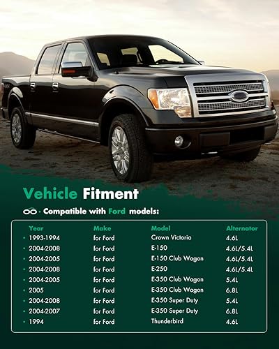 Miniatura 62 de SCITOO Reemplazo del alternador para Toyota para FJ Cruiser 2007-2010, para Toyota para Tacoma 2005-2015, para Toyota para Tundra 2006-2010 4.0L