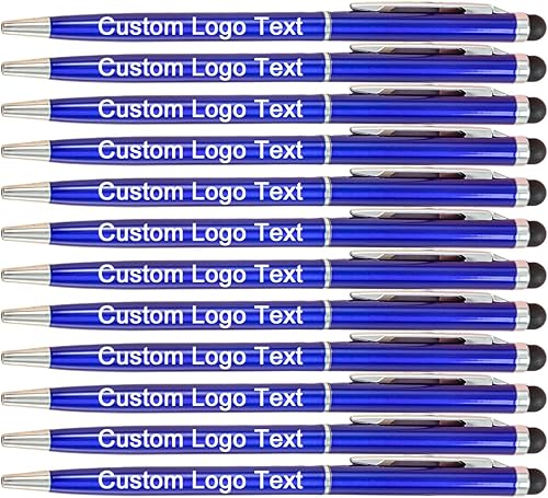 Miniatura 14 de Bolígrafos personalizados con nombre, icono, logotipo, texto, bolígrafo personalizado con lápiz capacitivo para iglesia de negocios, 100