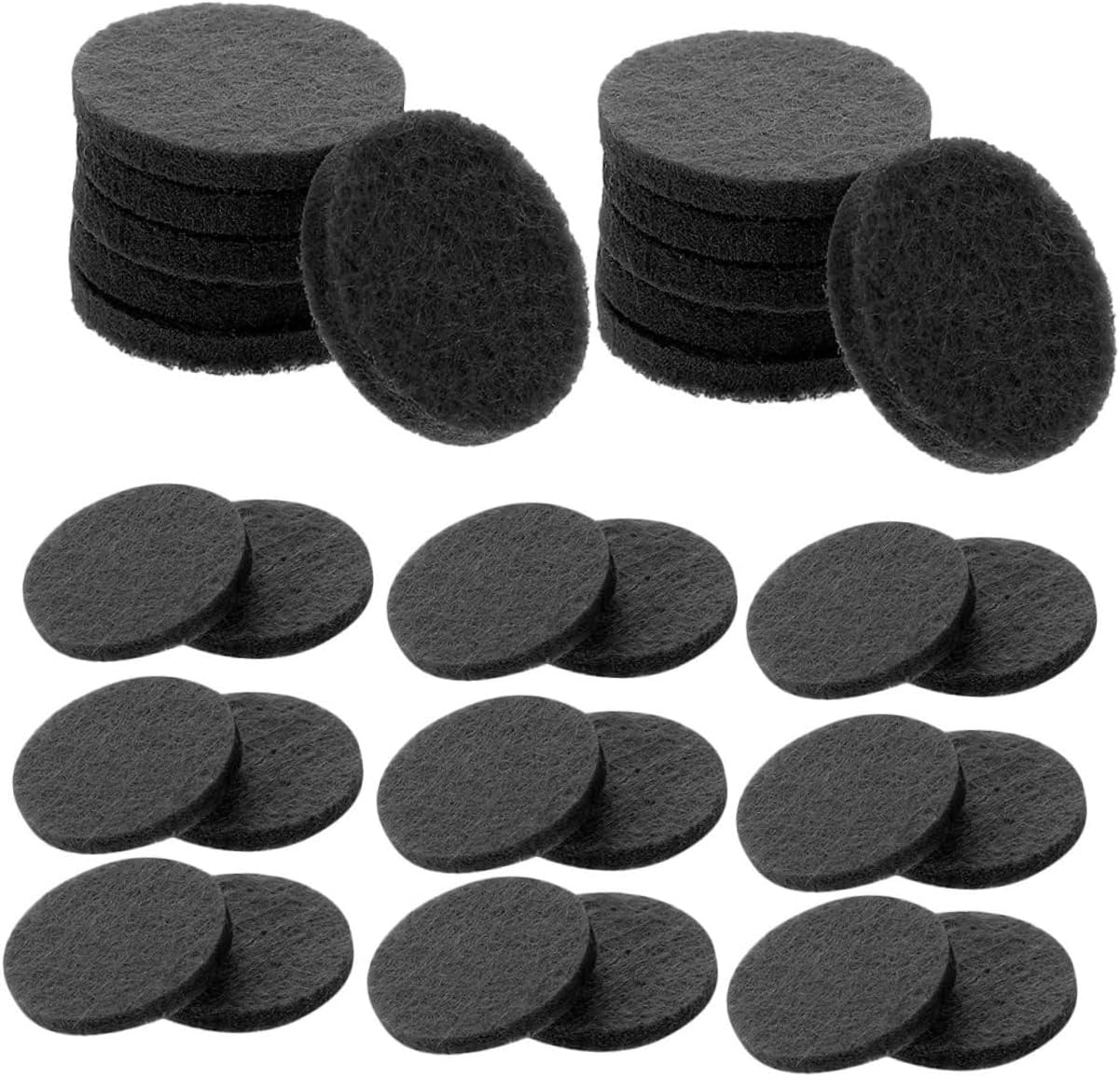 50Pcs Cotton Pads for Essential Oil Diffusers Mini Diffuser Accessories for Necklaces Refill Pads for Fragrance Storing Mother Day