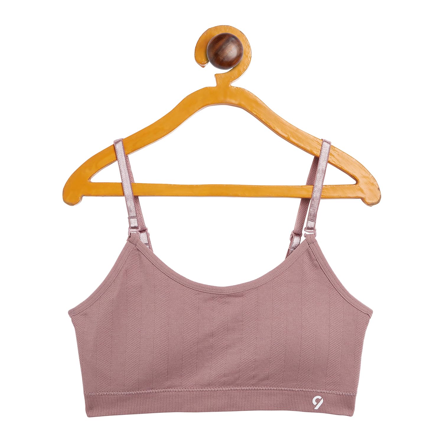 c9 airwear Full Coverage Padded Teen Rib Co-Ord Bra in Wood Rose Color for Everyday Use-picture-51