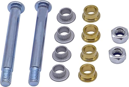 Miniatura 2 de HiSport Kit de reparación de pasador de bisagra de puerta y buje compatibles con Ford Mustang Ranger Lincoln 1994-2004 Pasador de rodillo de bisagra