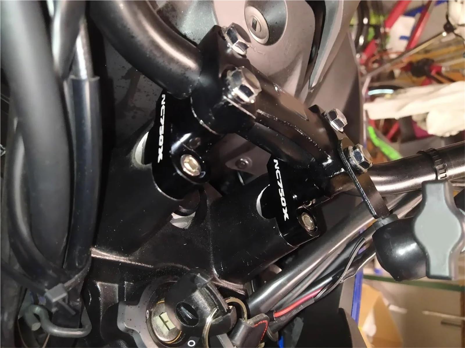 Per NC 750X NC750 X NC750X 2016 2017 2018 2019 2020 2021 2022 2023 2024 Riser Per Motocicletta Morsetto Per Manubrio Per