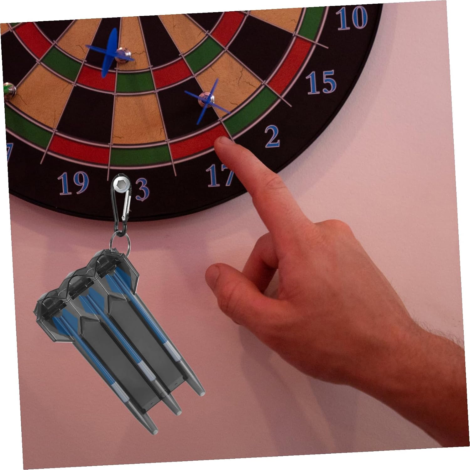 Toddmomy 1set Dart Case for Darts Lightweight Box Storage Compartment Carrying Case Flights