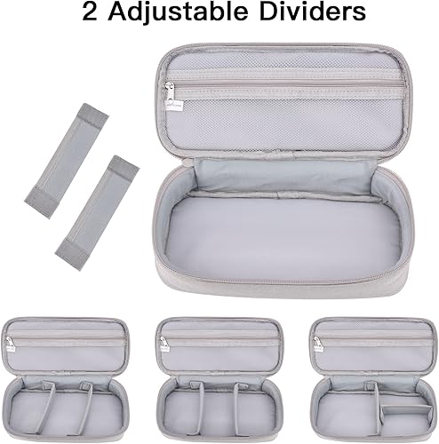 Miniatura 4 de Organizador de cables de viaje, bolsa organizadora de tecnología portátil para cable y cargador, electrónica técnica, artículos esenciales de viaje