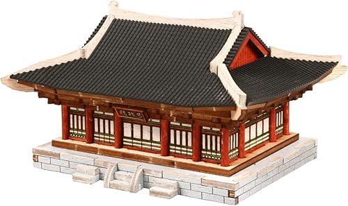 Youngmodeler Hobby Kits de modelos de madera Serie Gyeongbokgung - Sajeongjeon Hall of Gyeongbokgung Palace Hecho en Corea