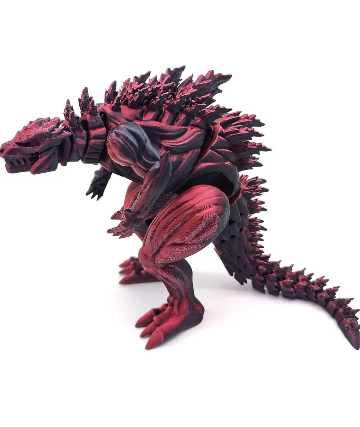 Godzilla Toys, 3D Printed Black Red Godzilla Statue, Toys New Empire, Fantasy Dinosaur Figurine for Imaginative Play, Display, Home Decor, Gift for Person Godzilla Toys, 3D Printed Black Red Godzilla Statue, Toys New Empire, Fantasy Dinosaur Figurine for Imaginative Play, Display, Home Decor, Gift for Person