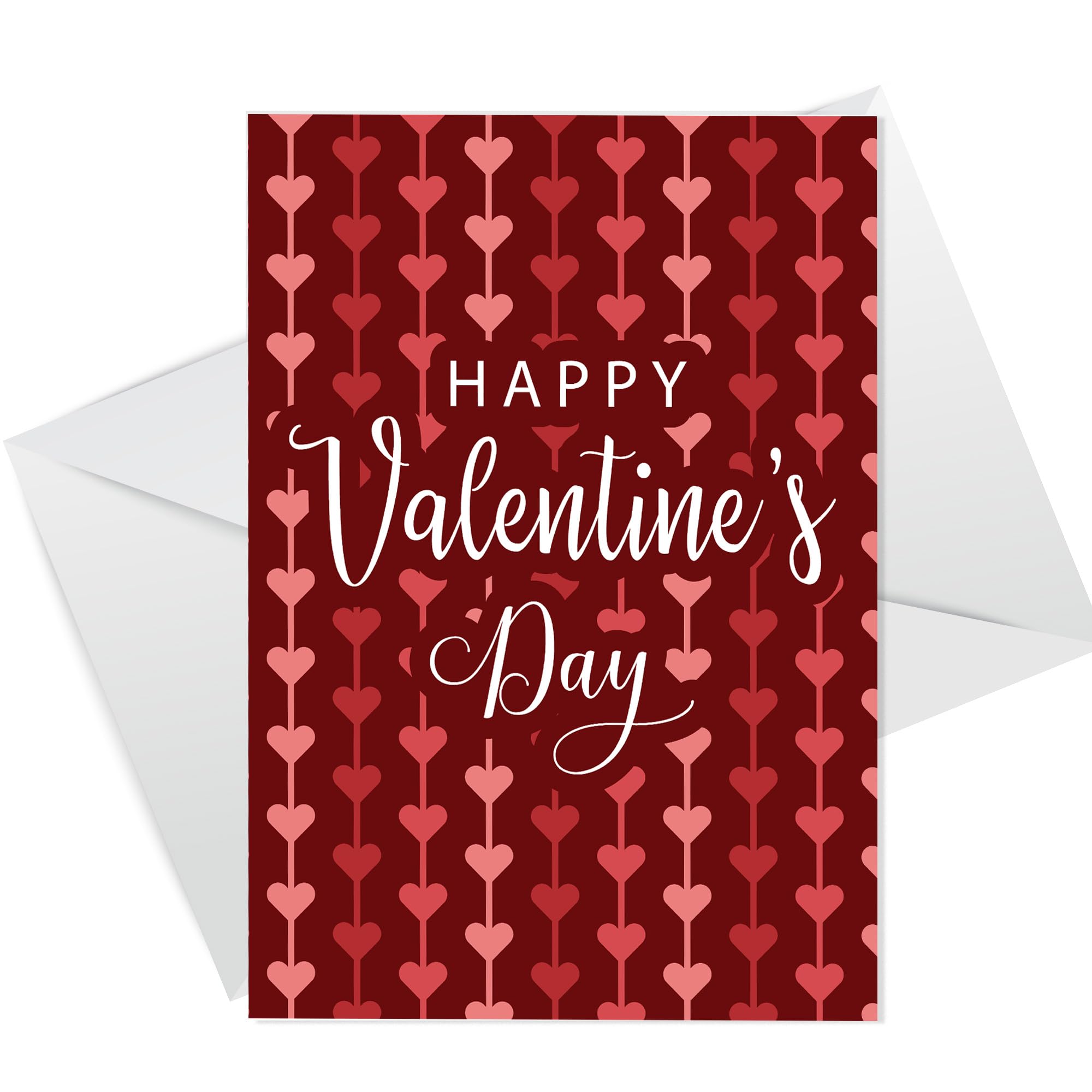 RED OCEAN Valentines Day Card For Husband Wife Boyfriend Girlfriend CUTE Card For Him Her Greetings Card With Envelope Valentines Cards