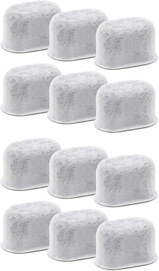 12 Pack Charcoal Water Filters Replacements, Removes Chlorine, Odors, and Others Impurities from Water, Compatible with Keurig Coffee Machine (2.0 and older)