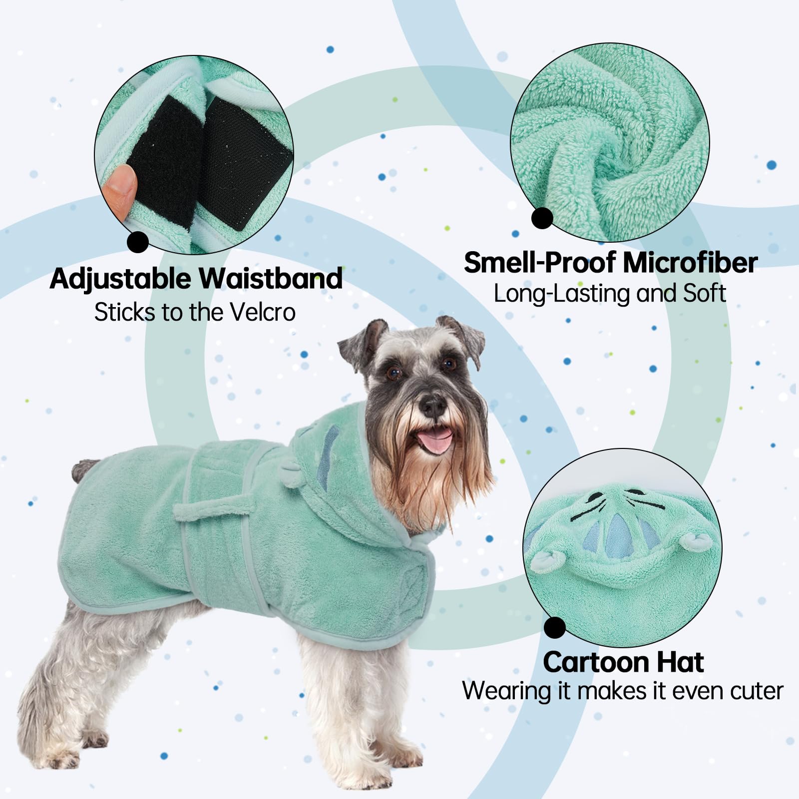 OUOBOB Dog Drying Coat - Image 2