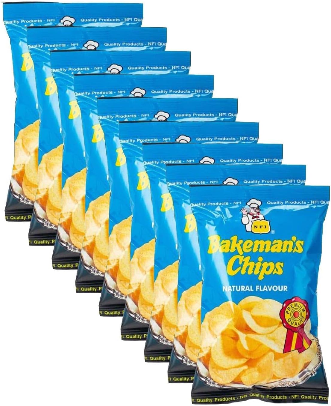 Natural Flavour Potato Chips, Pack Of 25 X Gm