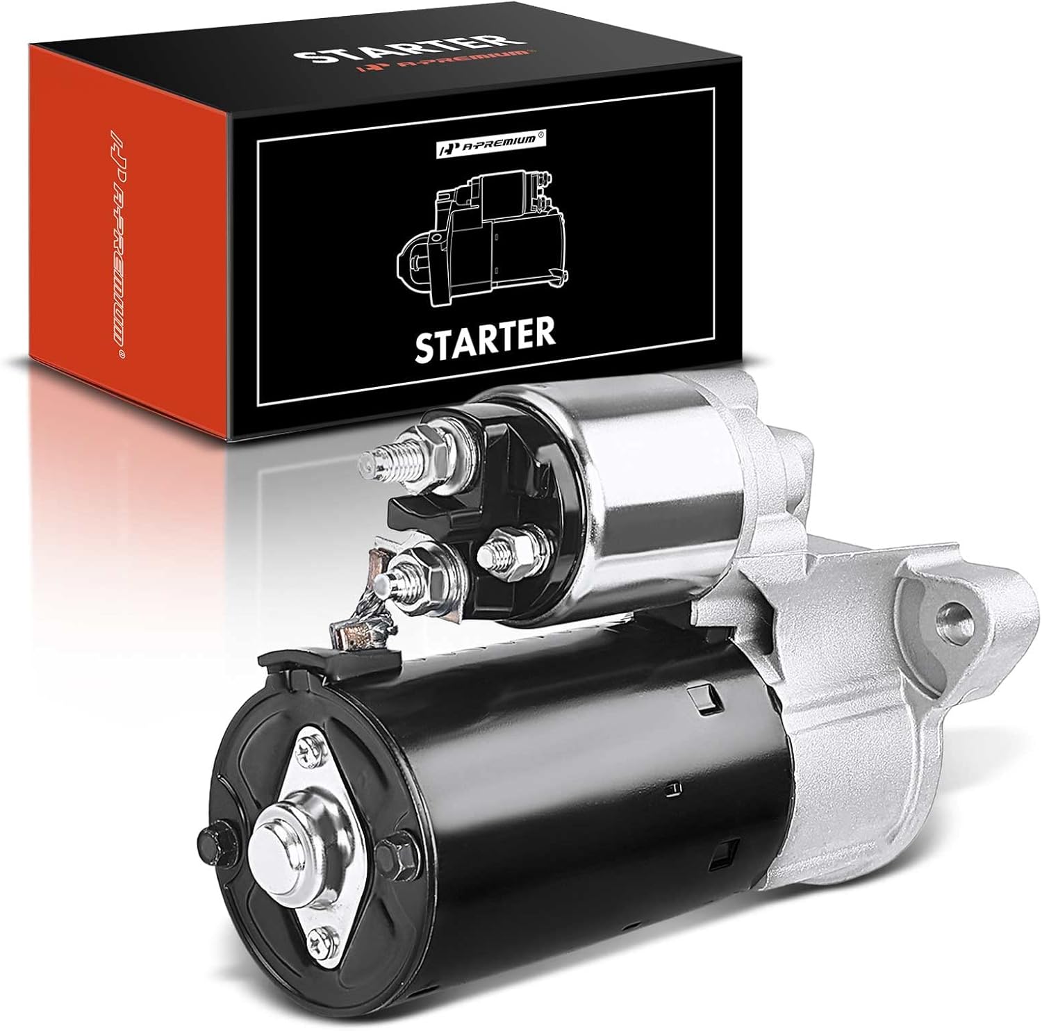 A-Premium Starter Motor Compatible with Volvo S60 2011-2016, S80 2007-2015, XC60 2010-2016, XC70 2008-2015, V70, XC90 2007-2014, 2.5L 3.0L 3.2L, 12V 1.4KW 10 Teeth CW, Replace# 0001108411, 0001108412