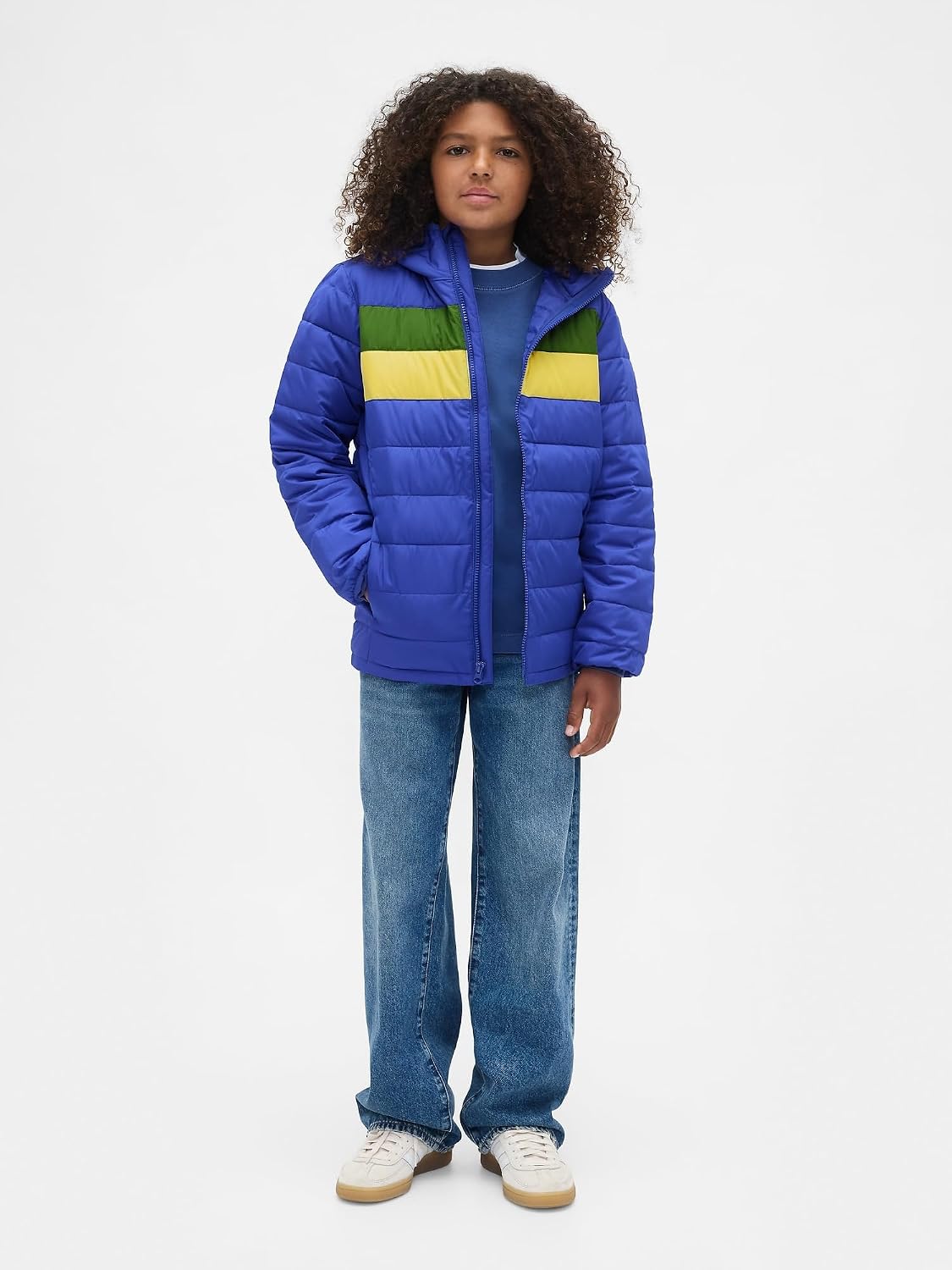 GAP Boys' Logo Lightweight Puffer Jacket