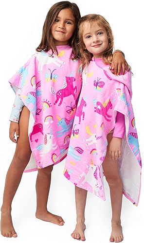 Miniatura 3 de Baba & Bear Toalla con capucha para niños, cubierta de traje de baño para playa, piscina, baño (tiburón)