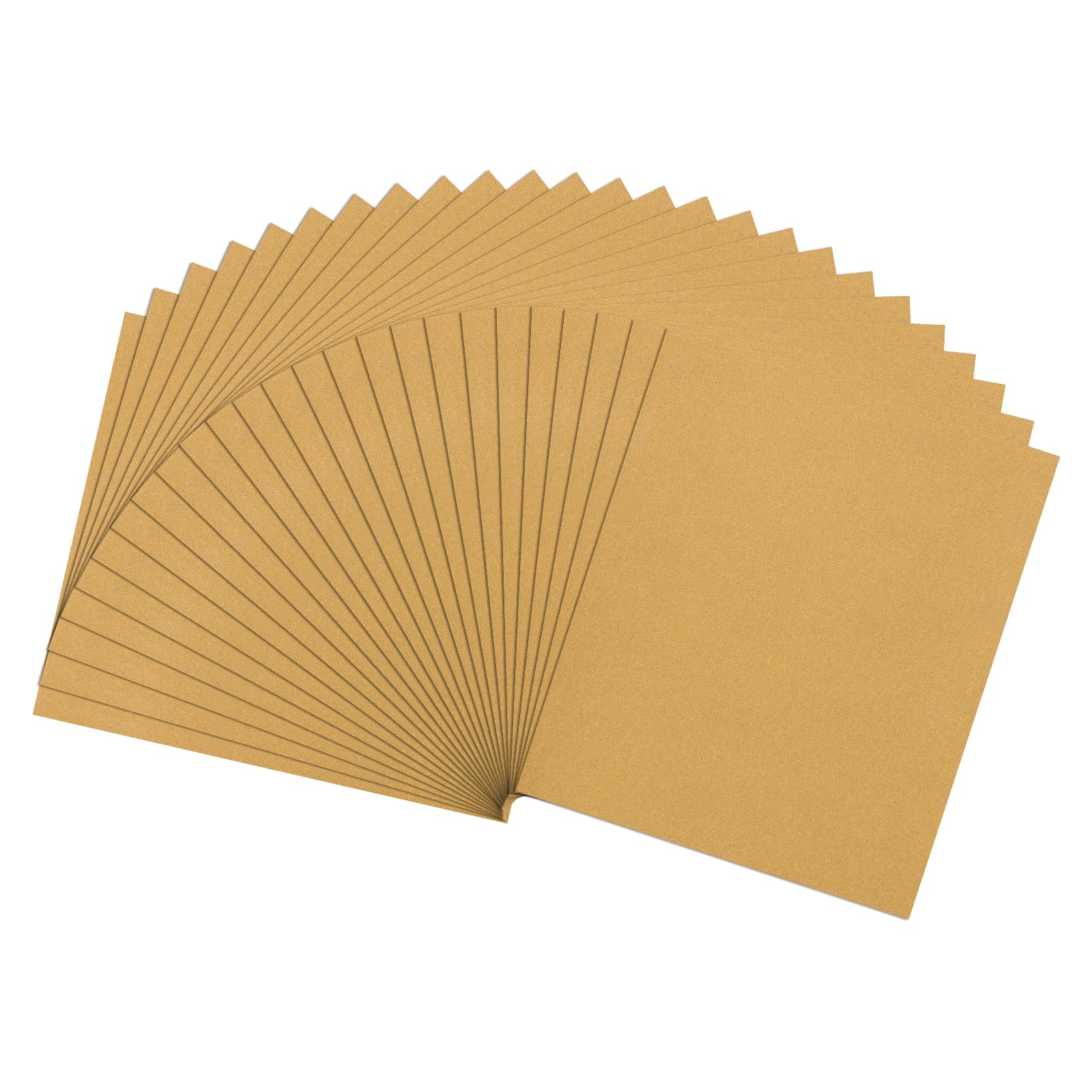 Rebower 25 Pcs 180 Grit Sandpaper 9 x 11 Inch Sand Paper Alumina Black โ image 1