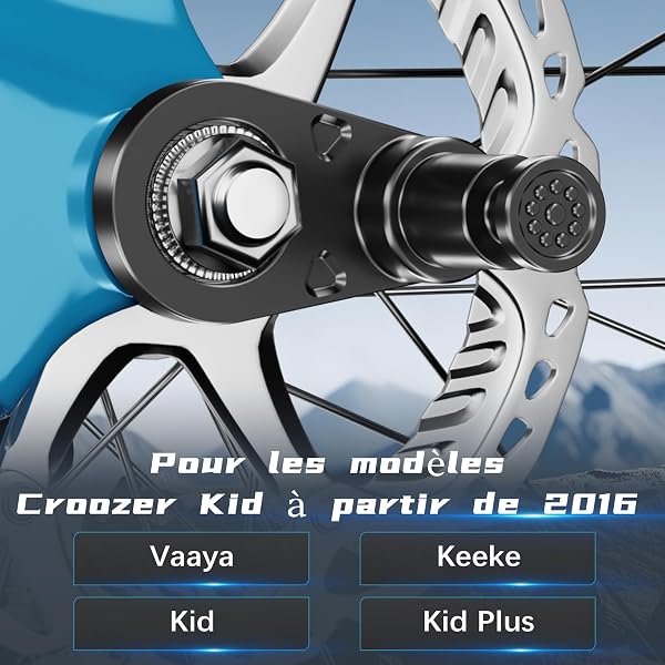 EFEALL Bicycle Trailer Coupling for Kid/Kid Plus from 2016 Bicycle Trailer, Stable Bicycle Tow Bar, Bicycle Hitch for Dog Trailer, Children's Trailer, Load Trailer - 5