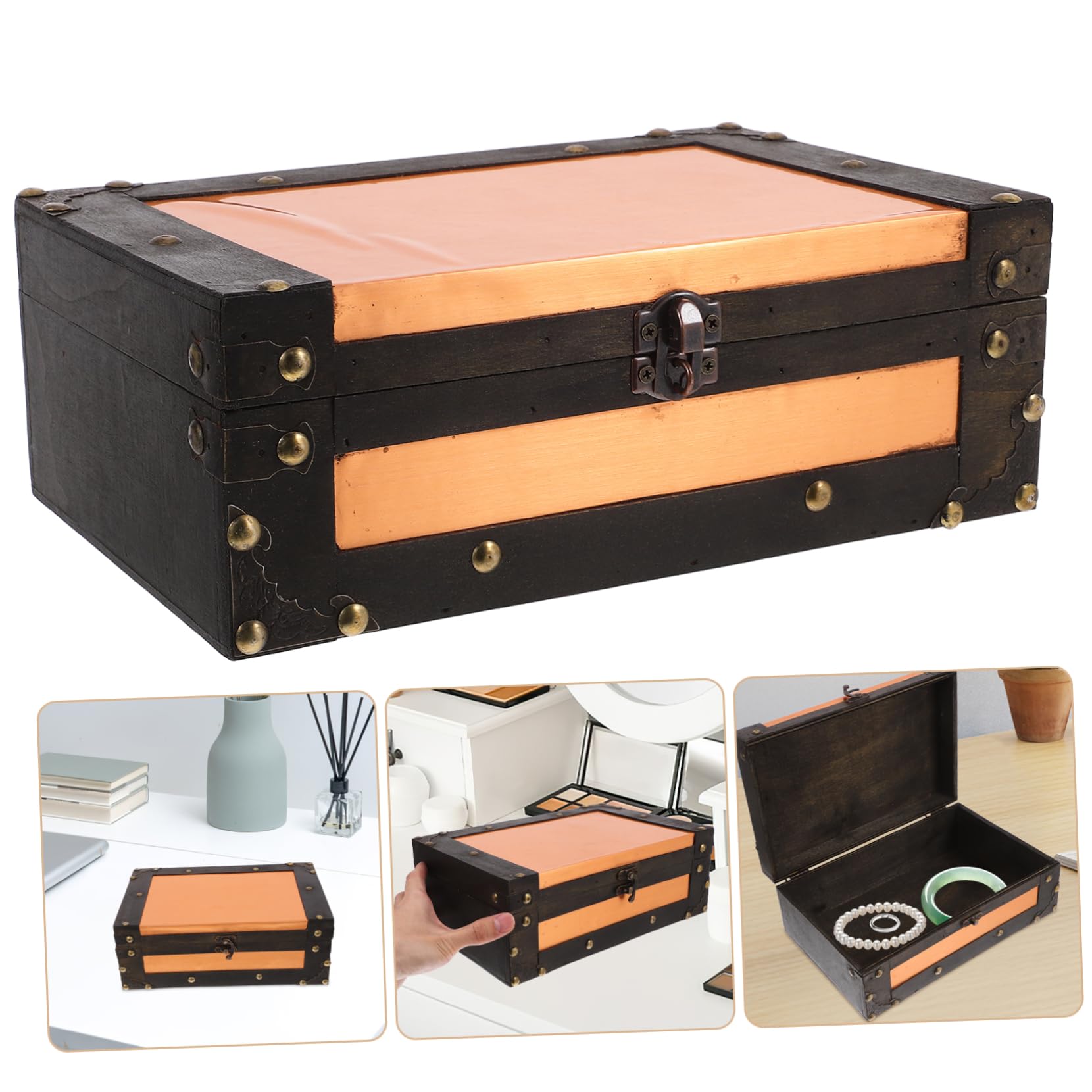 Dekorative Erinnerungsbox im Retro Stil für Karten