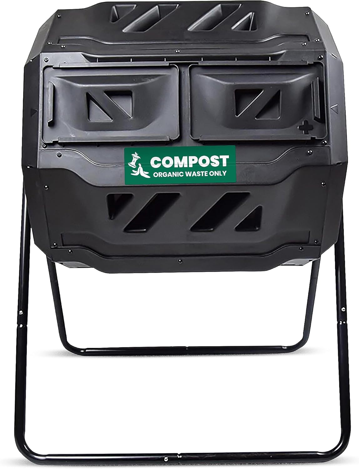 Compost Sticker - Organic Waste Only Bin Label - 3-5 Year Indoor/Outdoor Rated - Heavy Duty, Weather Proof, Ultra Durable - USA Made (6x2 inch), 20 Labels