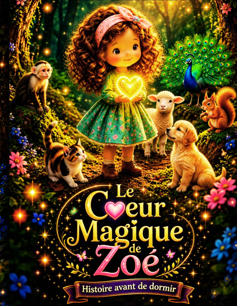 Le Cœur Magique de Zoé -Histoire avant de dormir:Une douce aventure magique pour les enfants de 3 à 5 ans sur l’amitié, la gentillesse et les animaux de la forêt (Les Belles Histoires du Soir)