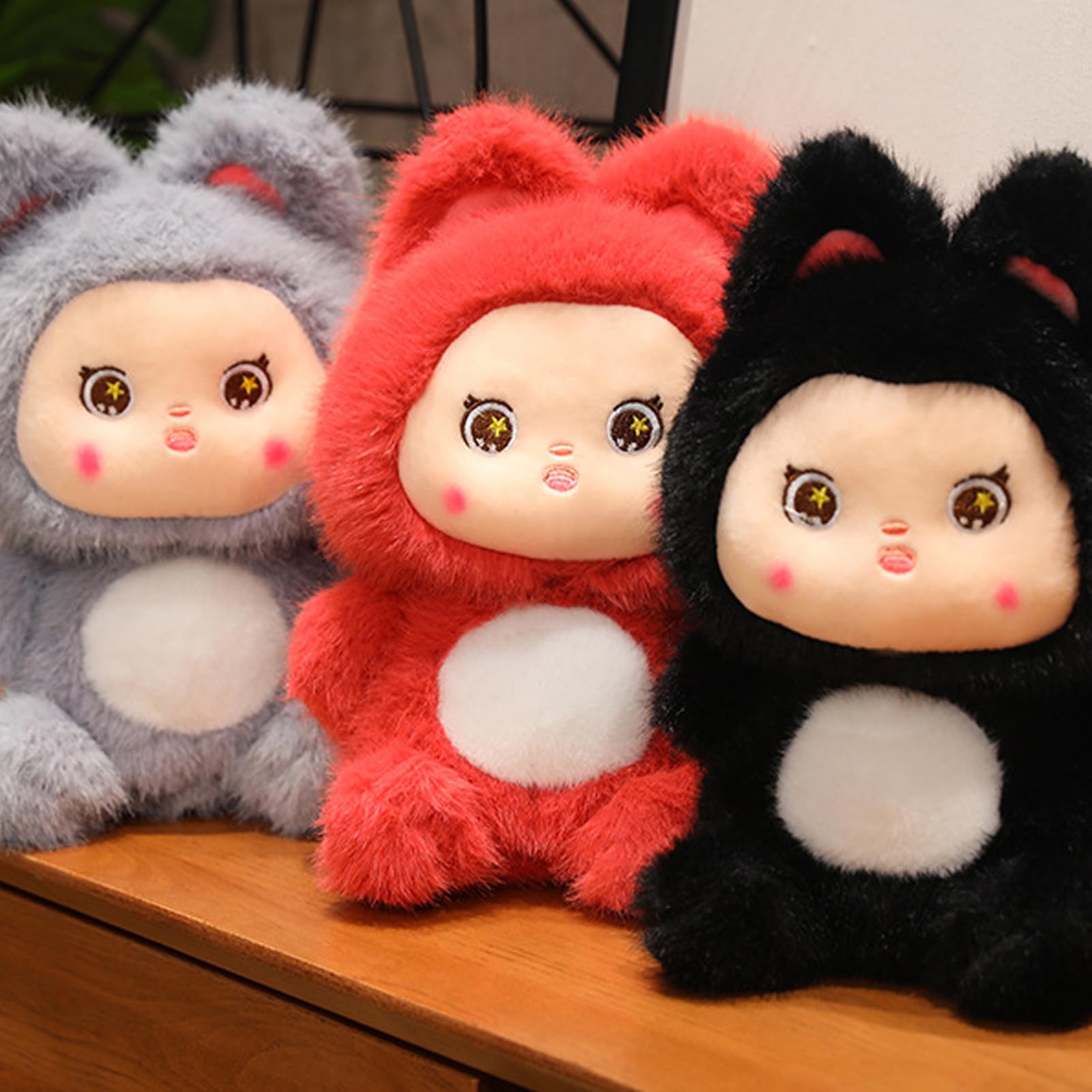 うさぎの顔のぬいぐるみ ジルケのぬいぐるみ うさぎ