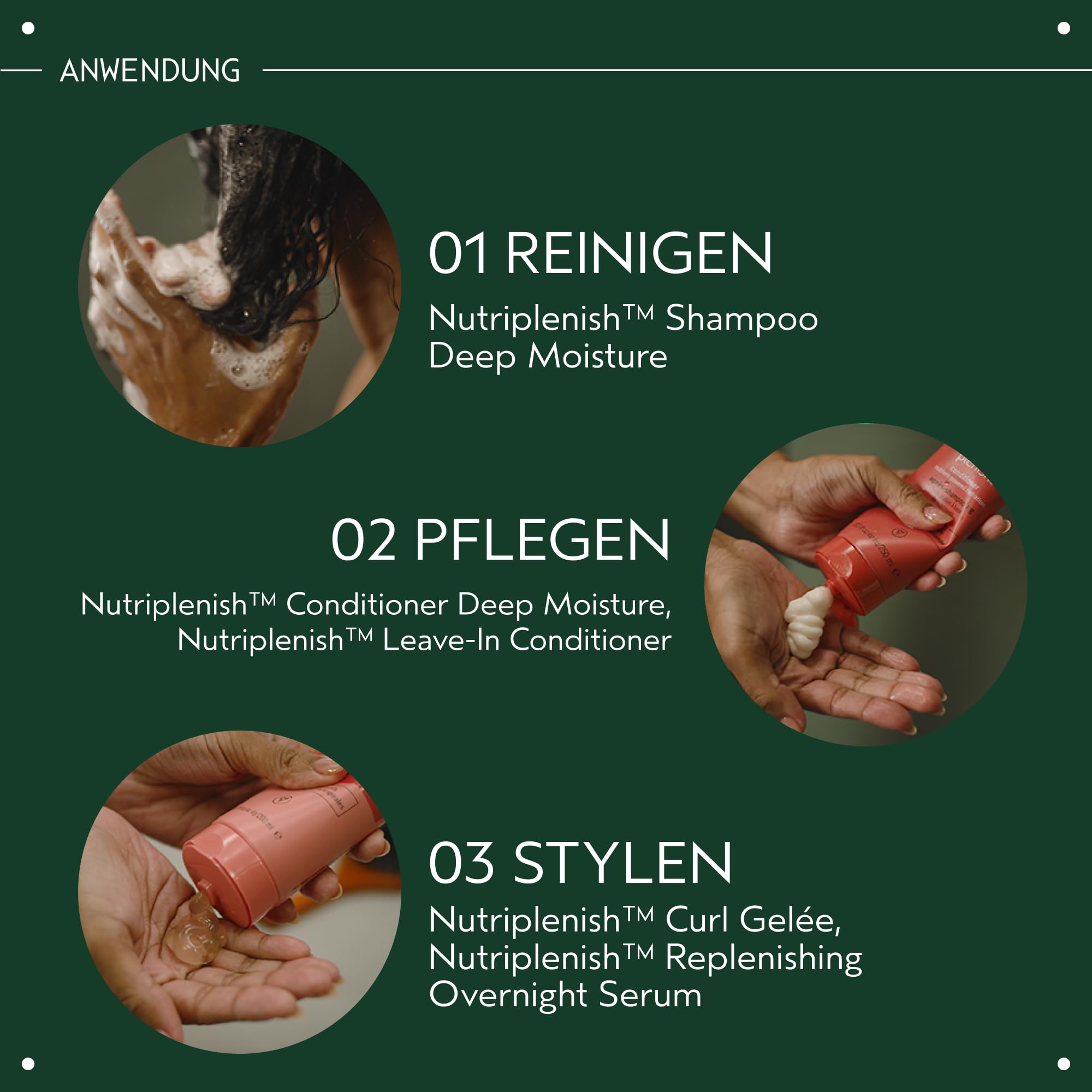 Aveda Nutriplenish Shampoo Deep Moisture, Superfood-Shampoo für trockenes Haar, Bio-Granatapfelöl, Kokosnussöl, Mangobutter, zu 93% natürlichen Ursprungs*