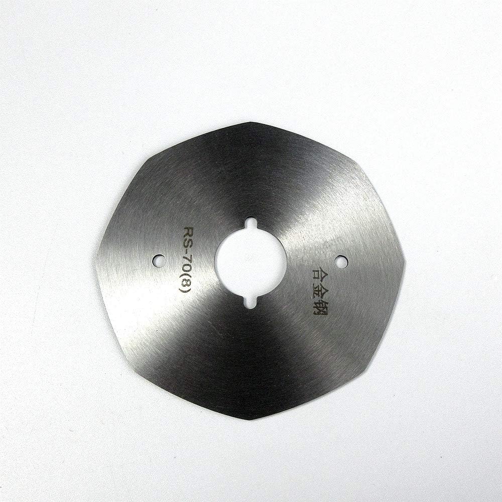 Knife 70Mm 8 Side Replacement Blade for Rotary Fabric Cutter