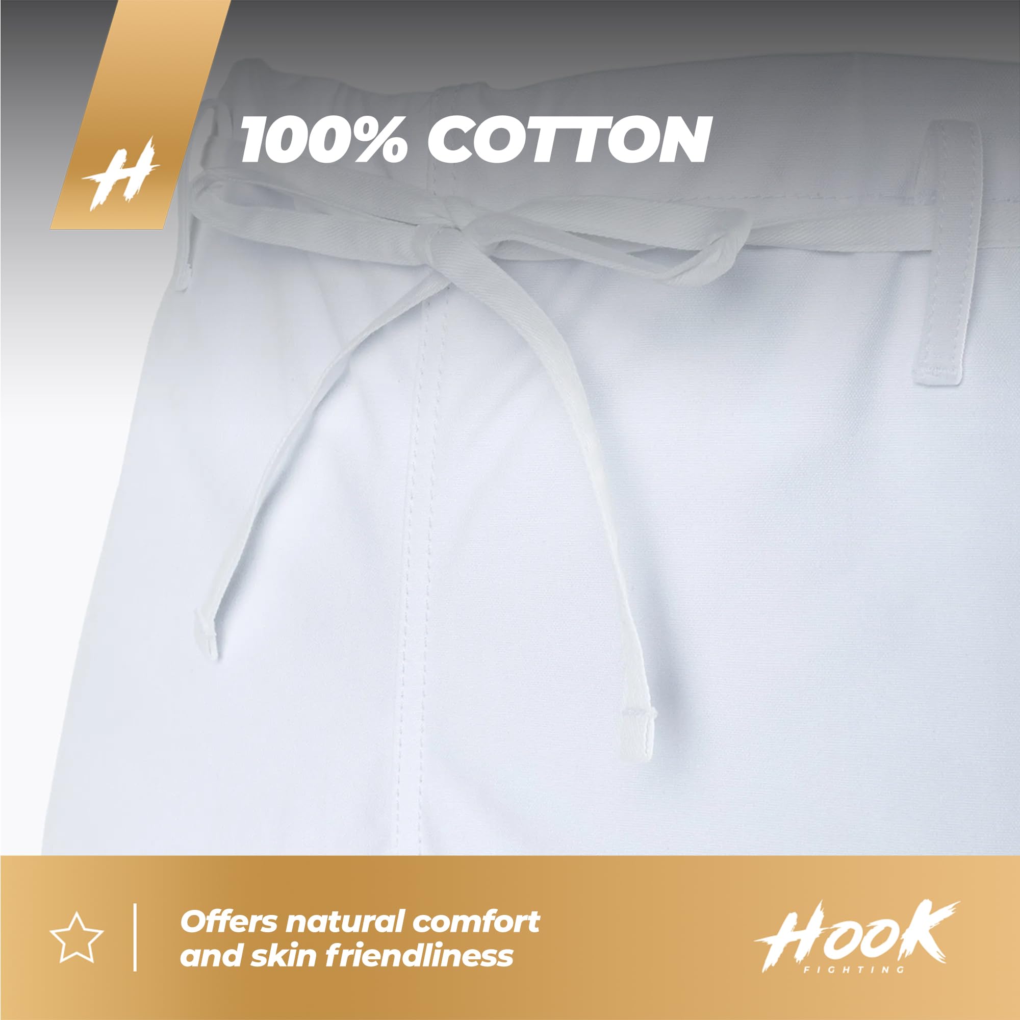 Karate Gi Erwachsene in Weiß Größe 160 cm - 200cm 100% Baumwolle Karateanzug traditionell Mcone und Langlebig Hervorragende Atmungsaktivität Karategi Ideal für Karate