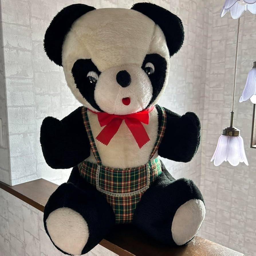 昭和なパンダ　レトロ　特大　ぬいぐるみ 昭和レトロ 大きなパンダのぬいぐるみ｜Yahoo!フリマ（旧PayPay