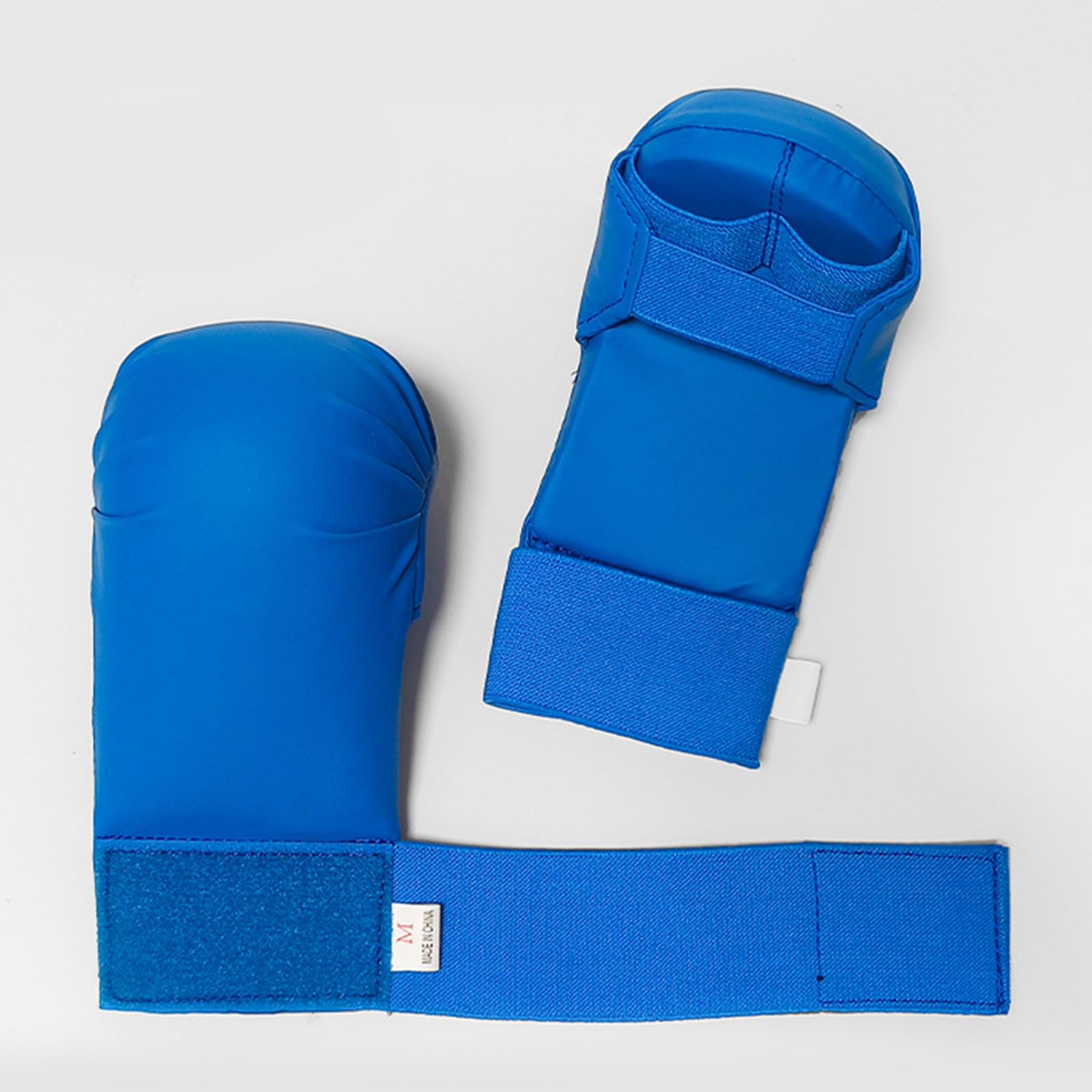 Guanti da karate unisex imbottiti in schiuma, guanti protettivi da allenamento, kick boxing, sparring, imbottitura in schiuma PU per arti marziali
