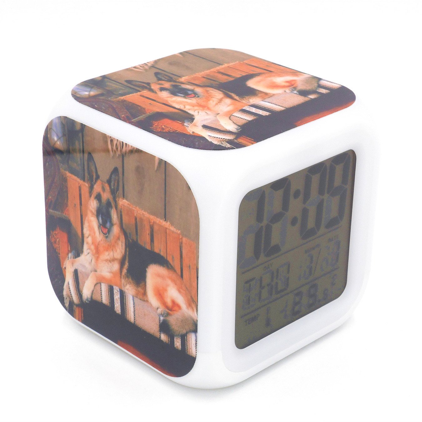 Buy Boyan New German Shepherd Dog Puppy Led Alarm Clock Creative Desk