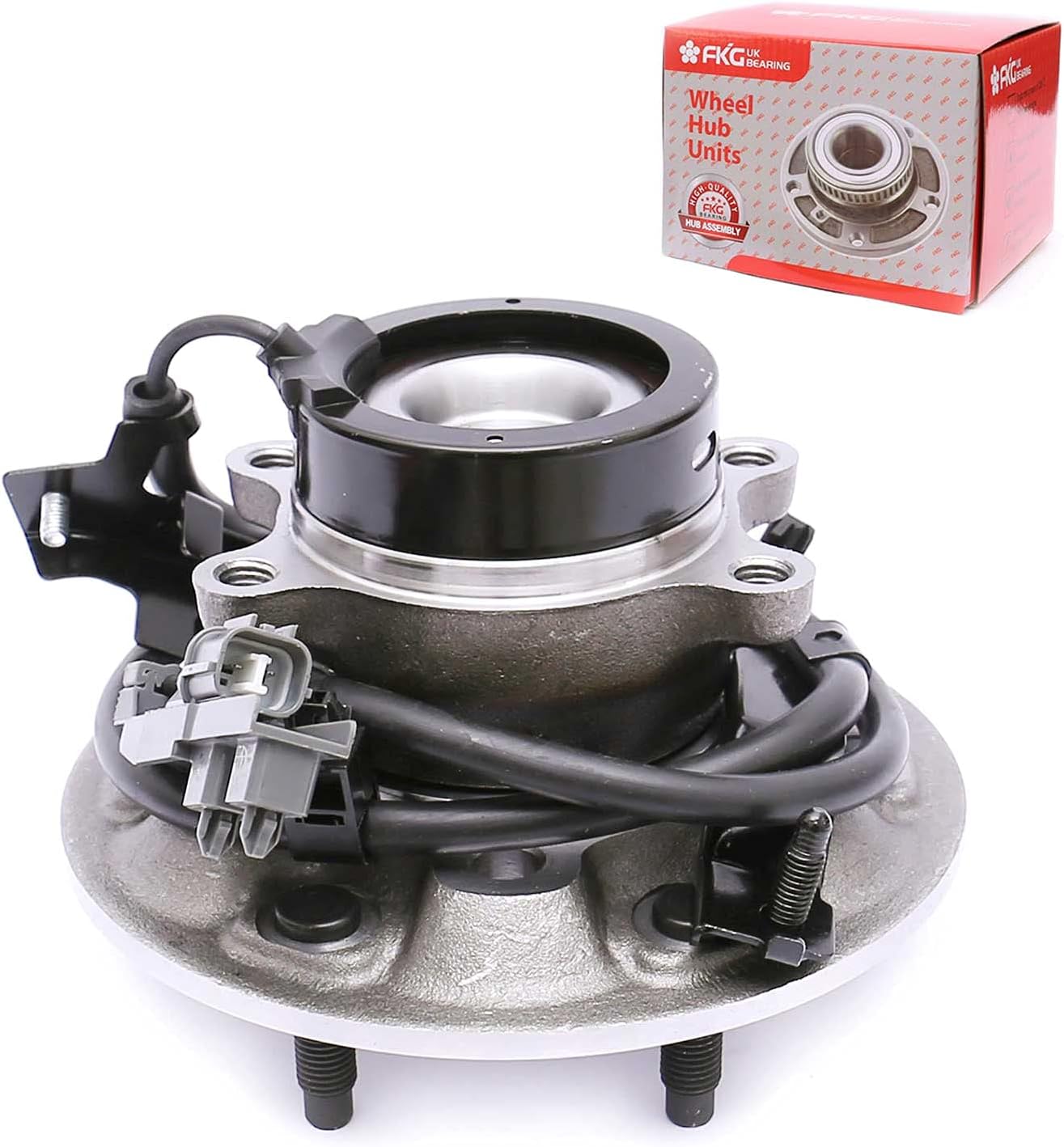 FKG 515107 (2WD ONLY) Front Right Wheel Bearing Hub Assembly fit for 2004-2008 Chevy Colorado, 2004-2008 GMC Canyon, 2006 Isuzu I-280, 2007-2008 Isuzu I-290, 6 Lugs W/ABS